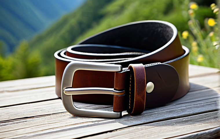 노스페이스와 파타고니아 아웃도어 벨트 비교 - **

"A person in professional hiking attire, wearing a Patagonia belt made from recycled materials, ...